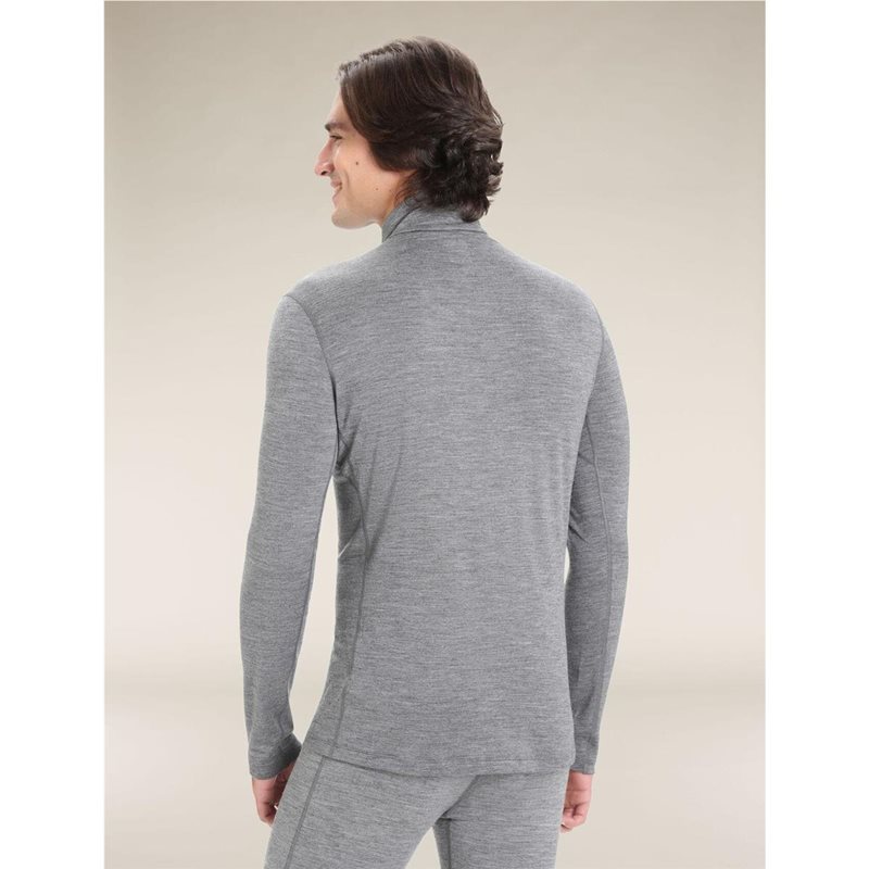 Alternativ bild 1 för Icebreaker M 200 Oasis LS HalfZip Gritstone Hthr-013