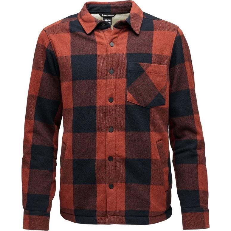 Black Diamond M Project Lined Flannel Iron Red/Black