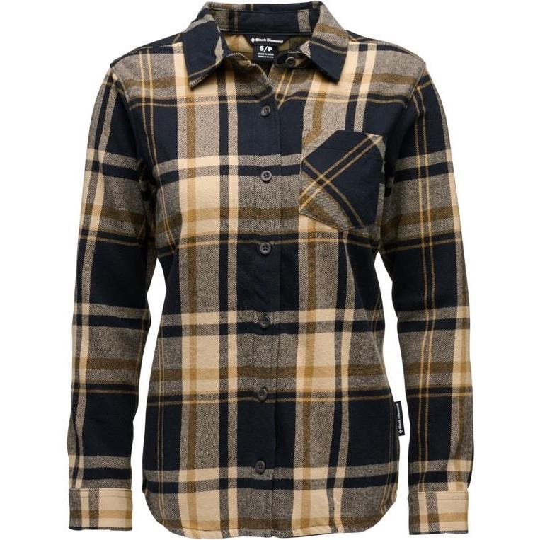 Black Diamond W Project Flannel Khaki/Black Plaid