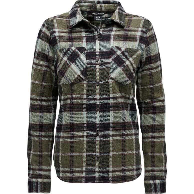 Black Diamond W Project Heavy Flannel Tundra/Black/Agave Plaid