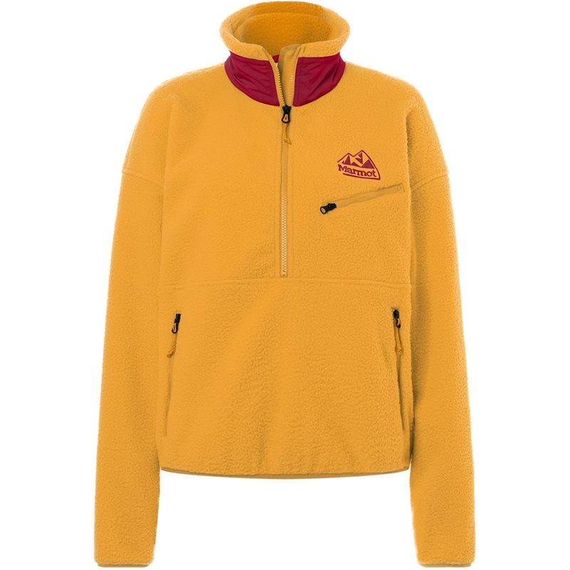 Marmot Wm’S 94 E.C.O. Recycled Fleece Yellow/Red