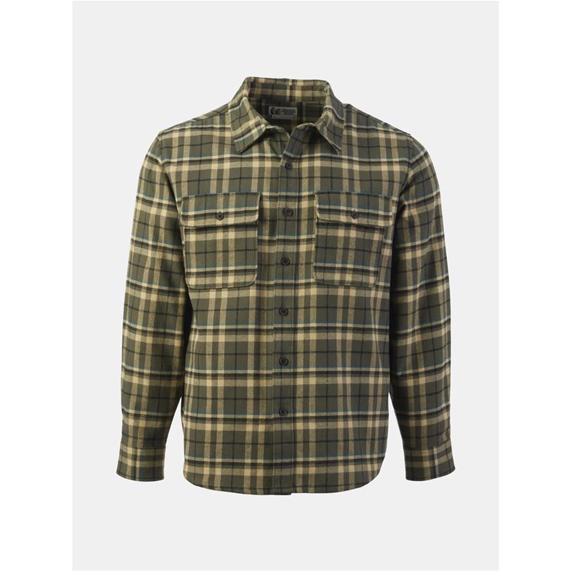 Marmot Doran Midweight Flannel Ls Dark Green