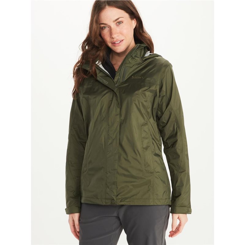 Marmot Wm’S Precip Eco Jacket Dark Green