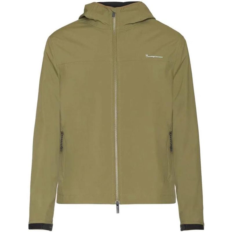 KnowledgeCotton Apparel Nordenvind Light Shell Jacket Burned Olive