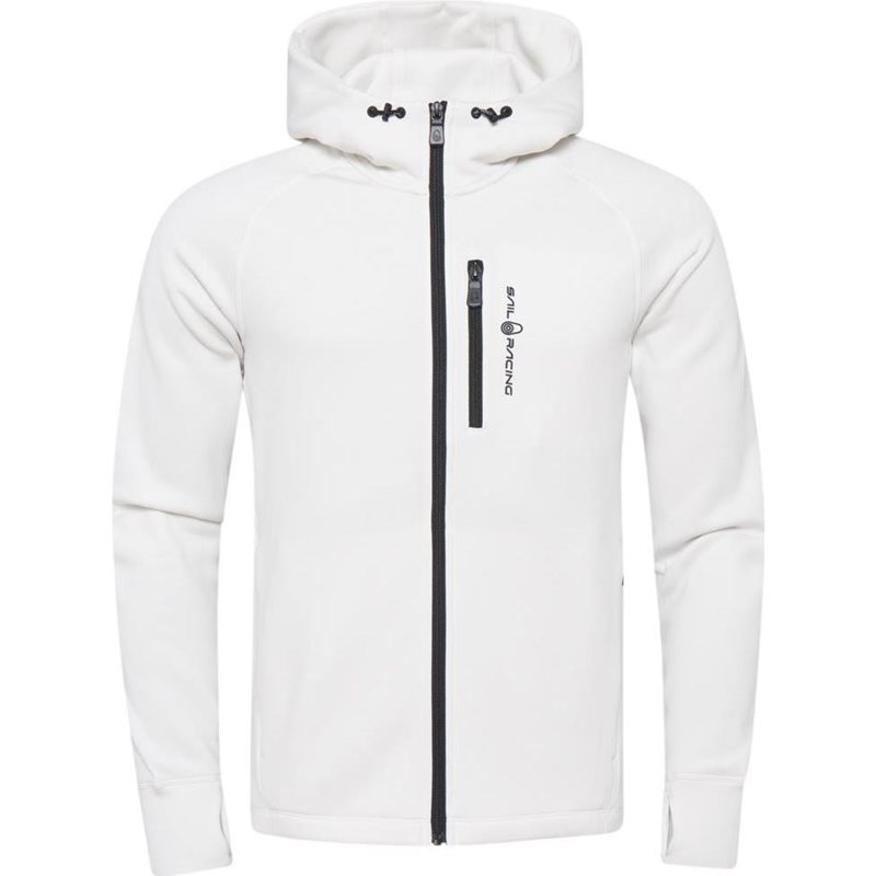 Sail Racing Spray Powerstretch Zip Hood Storm White