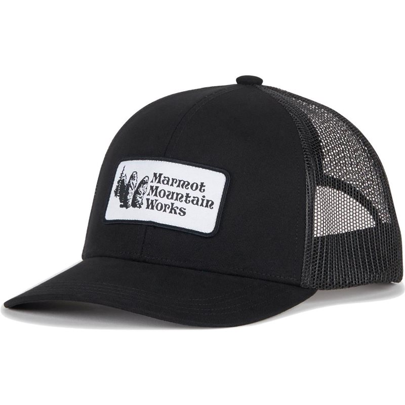 Marmot Retro Trucker Hat Black/Black