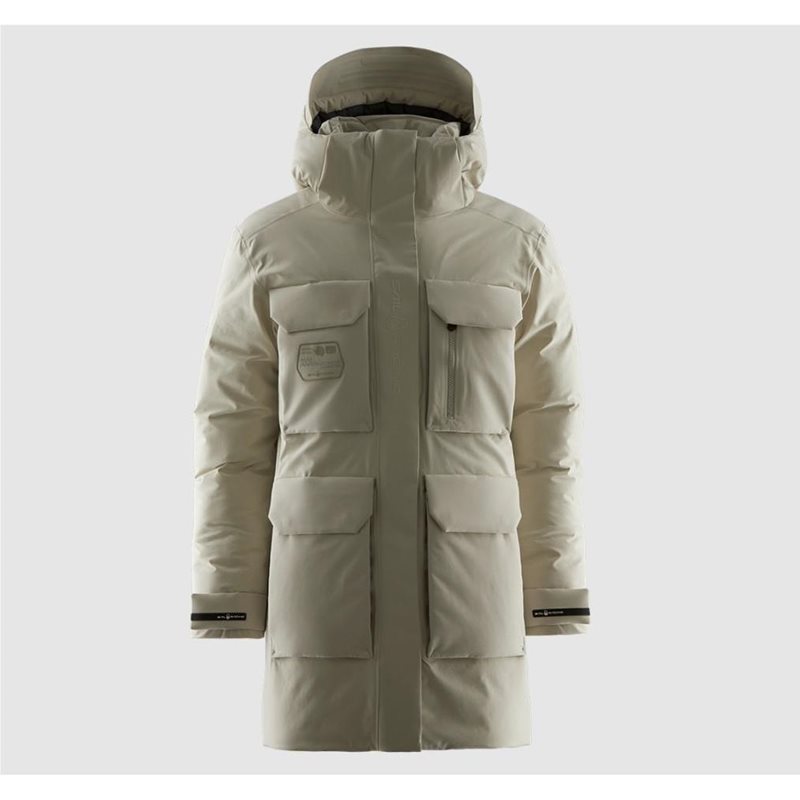 Sail Racing W Glacier Bay Parka Beige