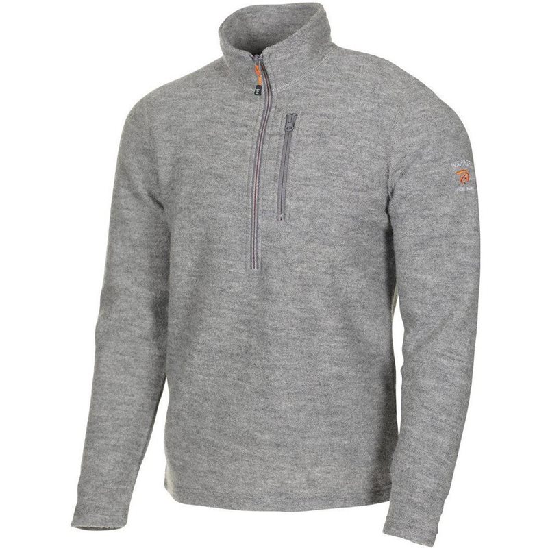 Ivanhoe Trille Half Zip Grey Marl