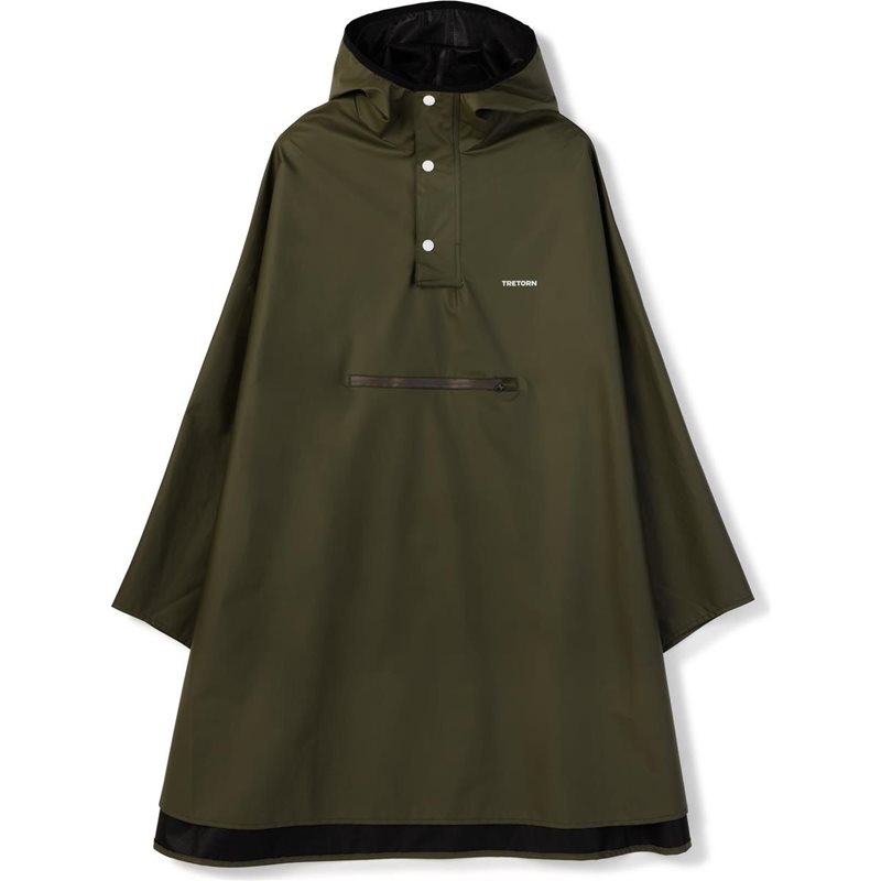 Tretorn Pu Light Rainponcho Forest Green