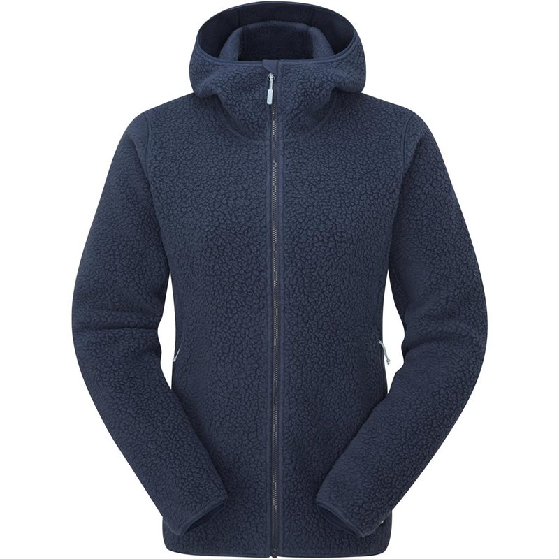 Rab Shearling Hoody Womens Deep Ink