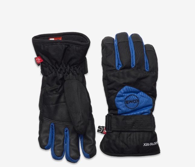 Kombi Ridge Gtx Jr Glove Black/Nordic Blue