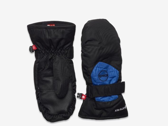 Kombi Ridge Gtx Jr Mitt Black/Nordic Blue