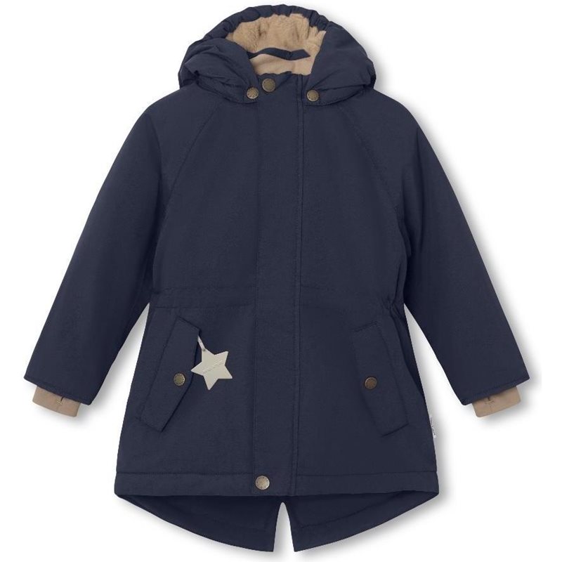 MINI A TURE Matvikania Fleece Lined Winter Jacket Outer Space