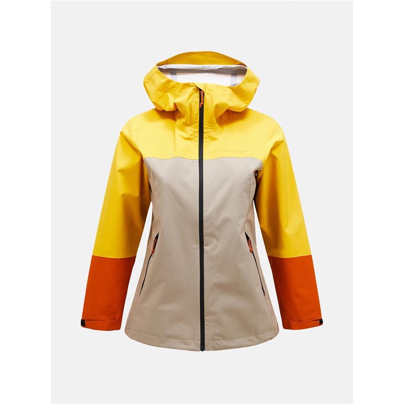 Peak Performance M Trail Hipe Shell Jacket Pure Gold/Avid