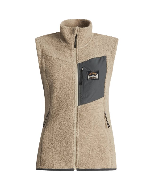 Lundhags Flok Wool Pile Vest W Sand