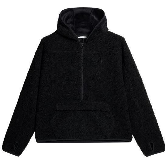 J.Lindeberg Delise Pile Hoodie Black