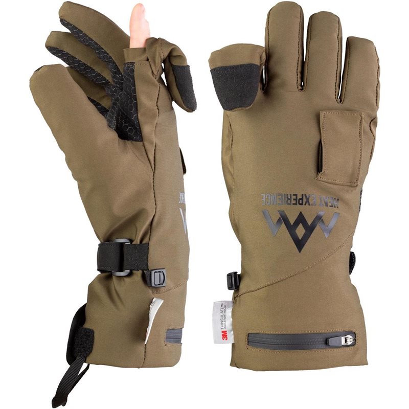 Heat Experience Heated Hunt Gloves Olive Green