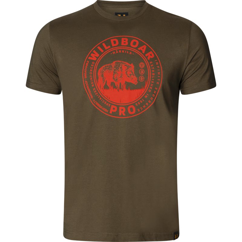 Härkila Wildboar S/S T-Shirt Willow Green