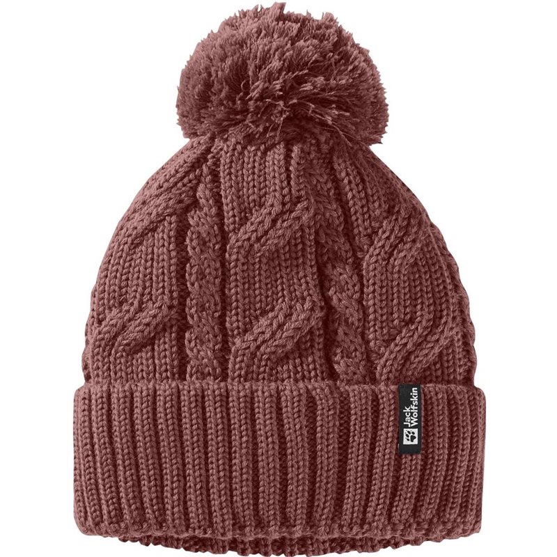 Jack Wolfskin Pompom Beanie Mineral Red