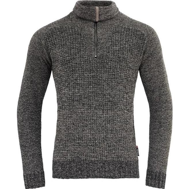 Devold Bispen Wool Zip Neck Ink