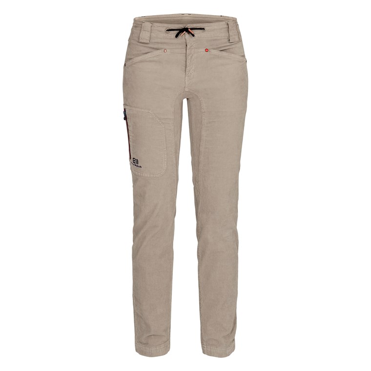 Elevenate W Après Cord Pants Vintage Khaki