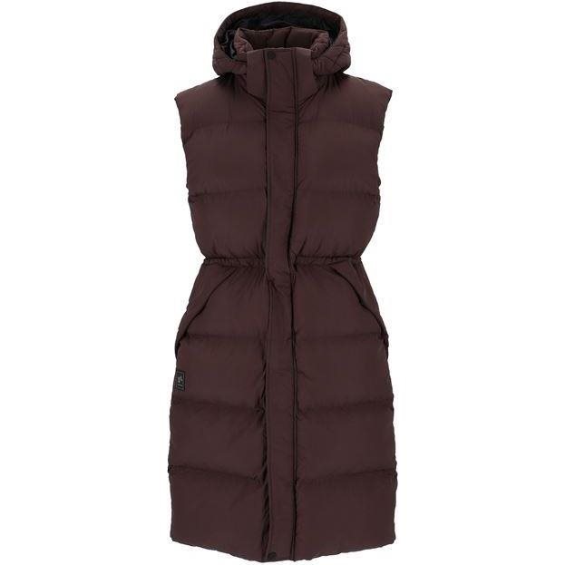 Twentyfour Mode Eva Puffy Väst D Dark Brown Dark Brown 40