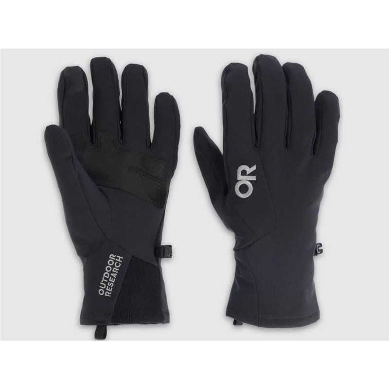 Outdoor Research Men’S Sureshot Softshell Gloves Black