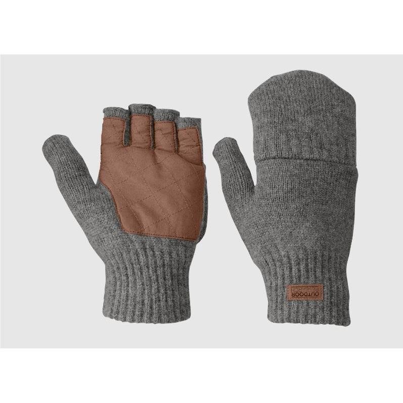 Outdoor Research Men’S Lost Coast Fingerless Mitts Pewter