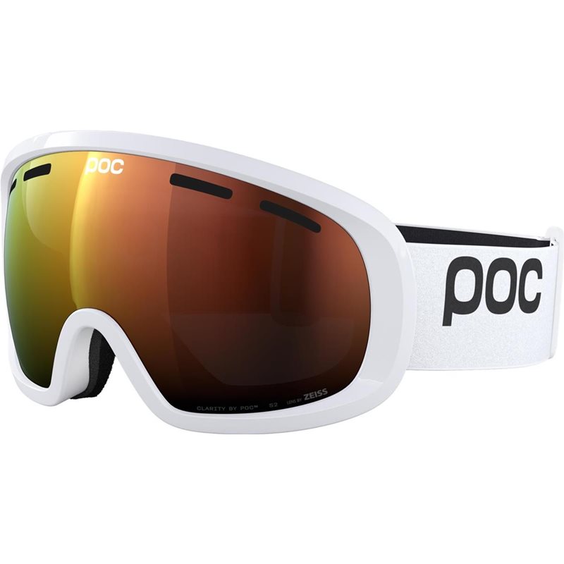 POC Fovea Mid Hydrogen White/Partly Sunny Orange