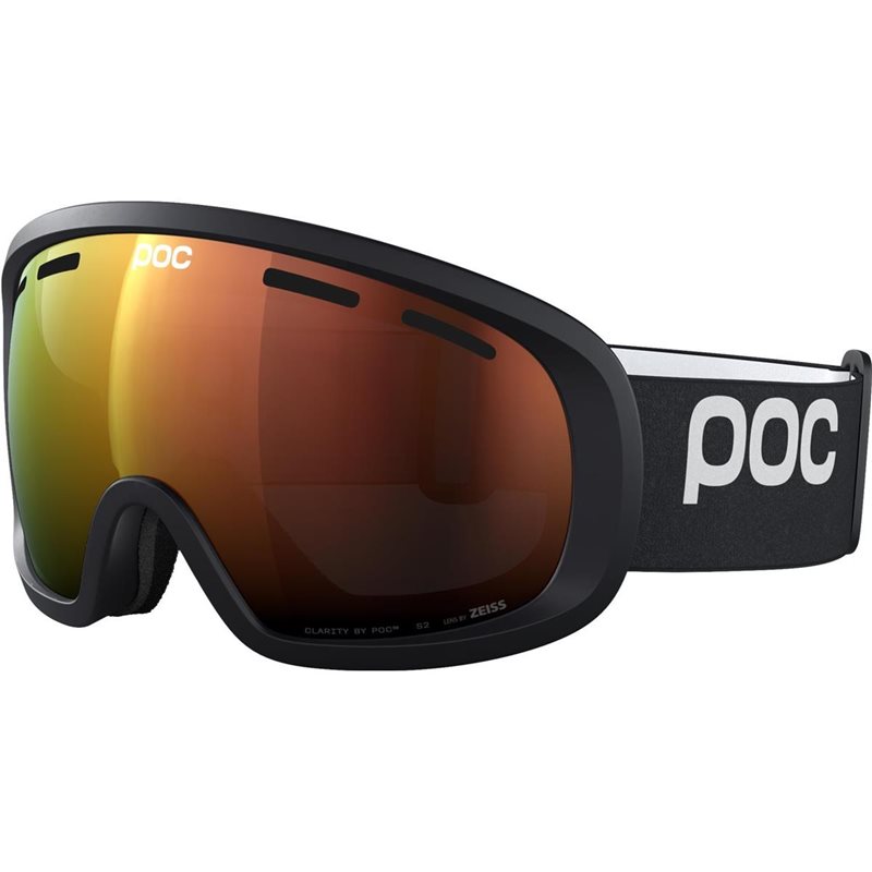 POC Fovea Mid Uranium Black/Partly Sunny Orange