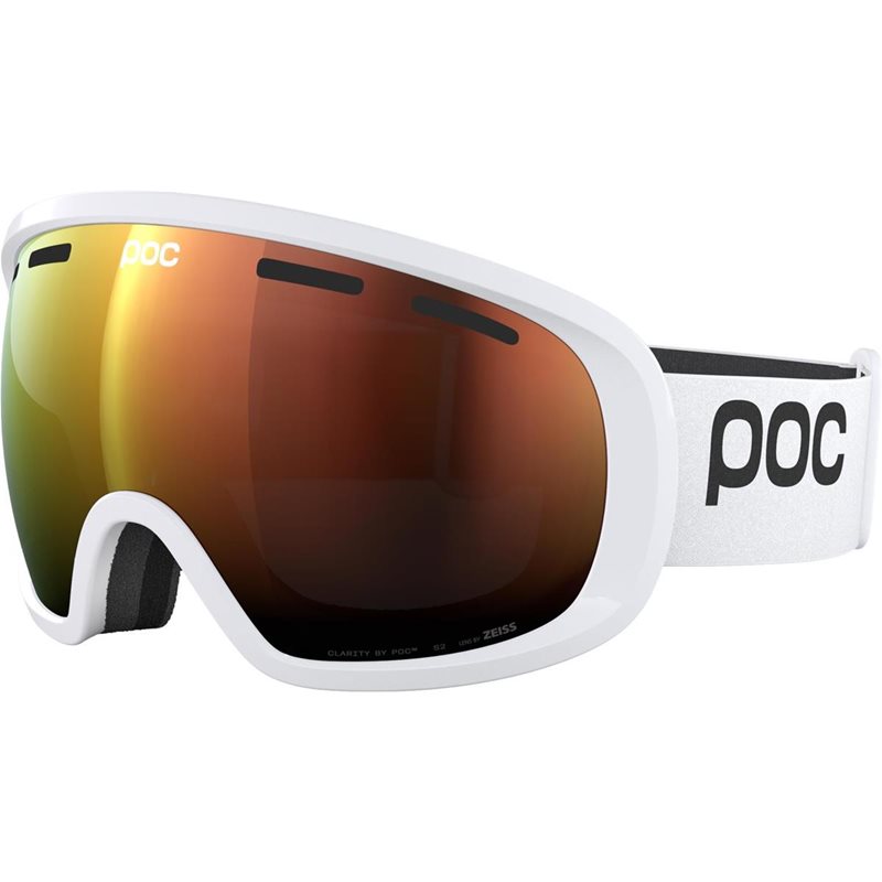 POC Fovea Hydrogen White/Partly Sunny Orange