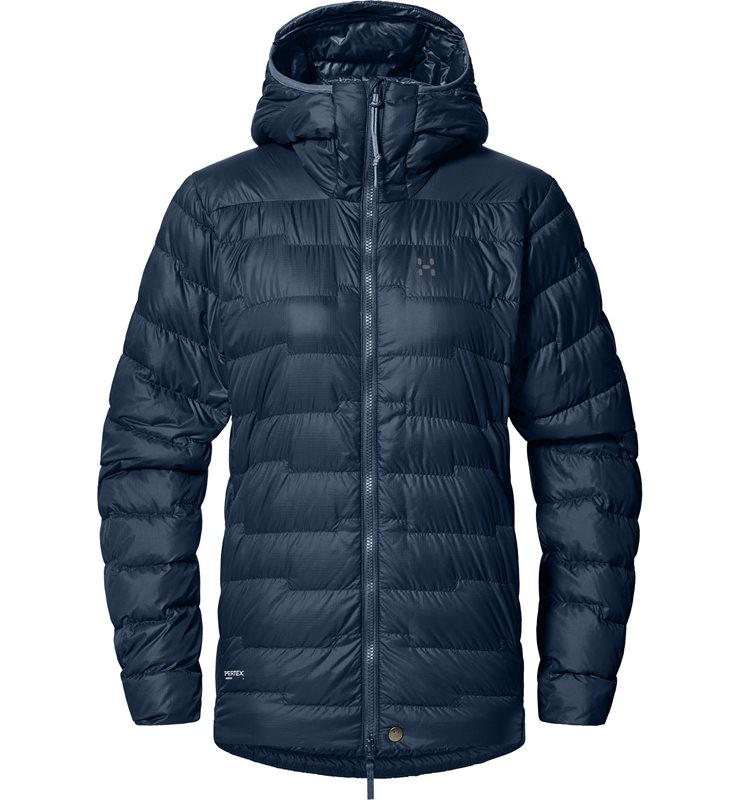 Hagl&ouml;fs ROC Flash Down Hood Women Tarn Blue