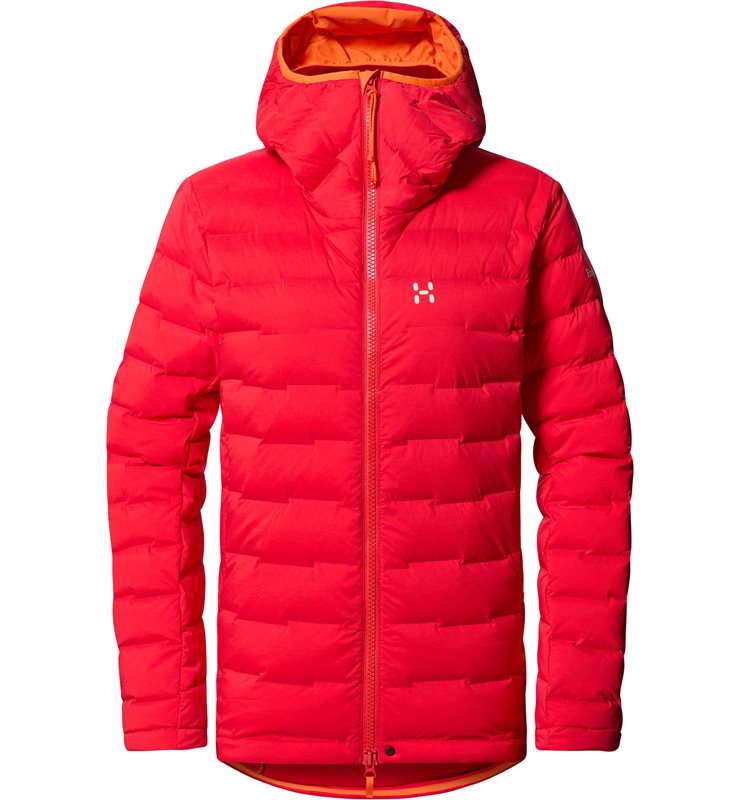 Haglöfs Spitz Down Hood Women Bright Red