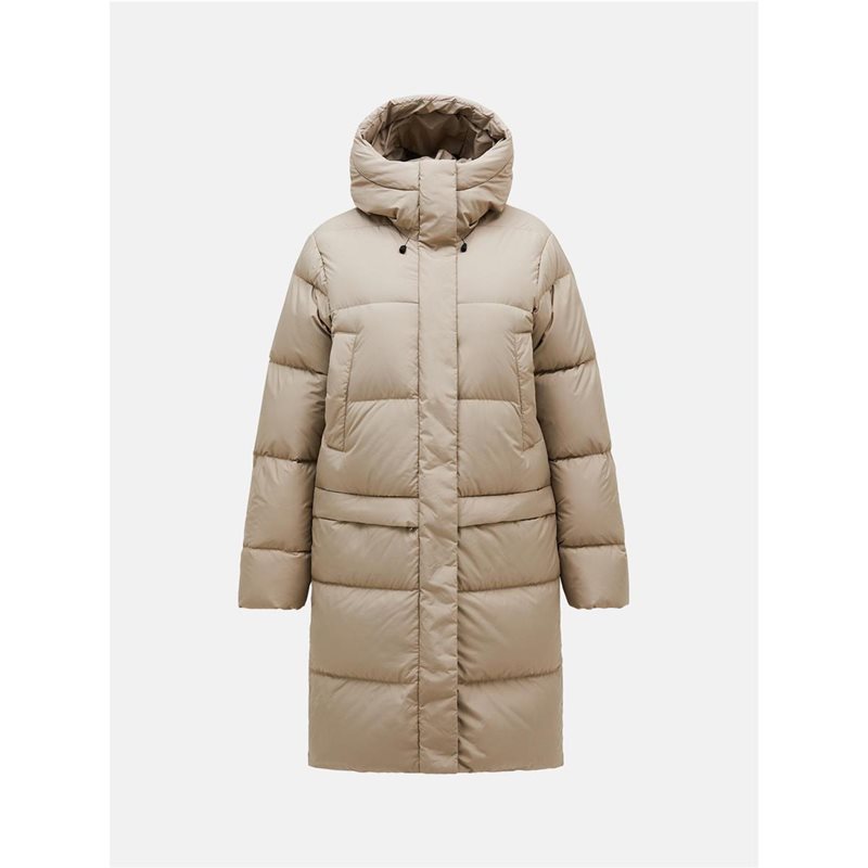 Peak Performance W Quiver Down Parka Avid Beige