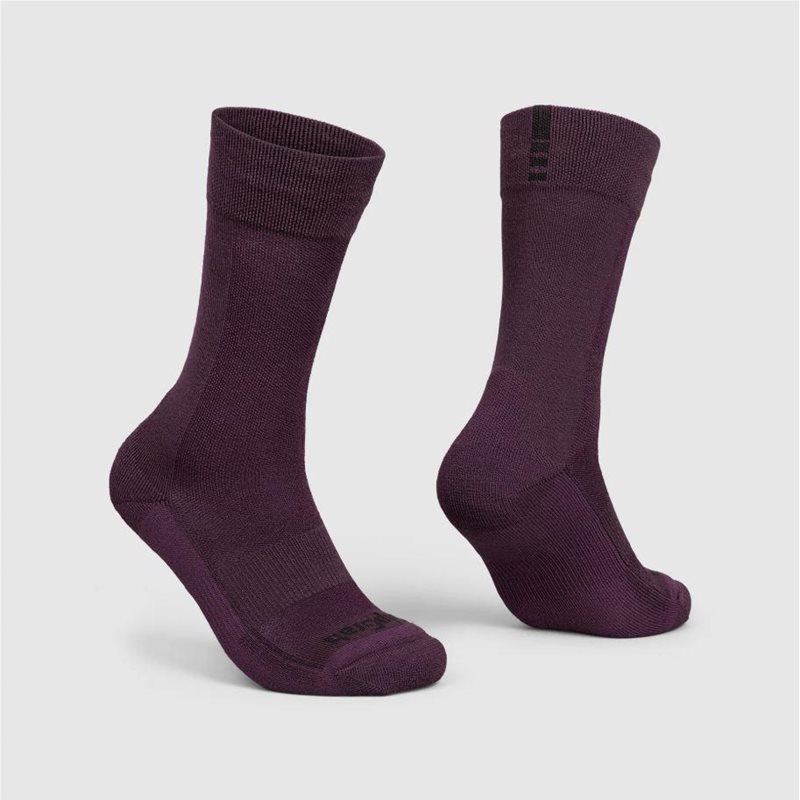 Produktfoto för GripGrab Cykelstrumpor Winter Merino High Cut