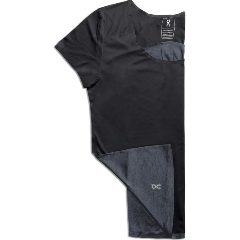 On Performance T-Shirt Women Black/Dark Black/dark XS