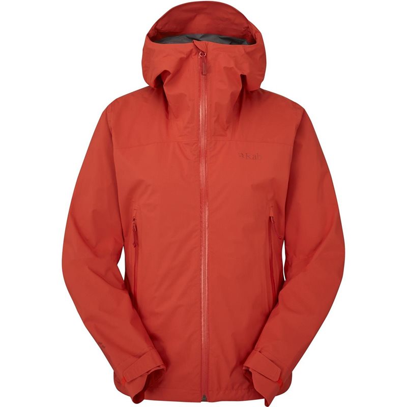 Rab Downpour Light Jacket Wmns Red Grapefruit