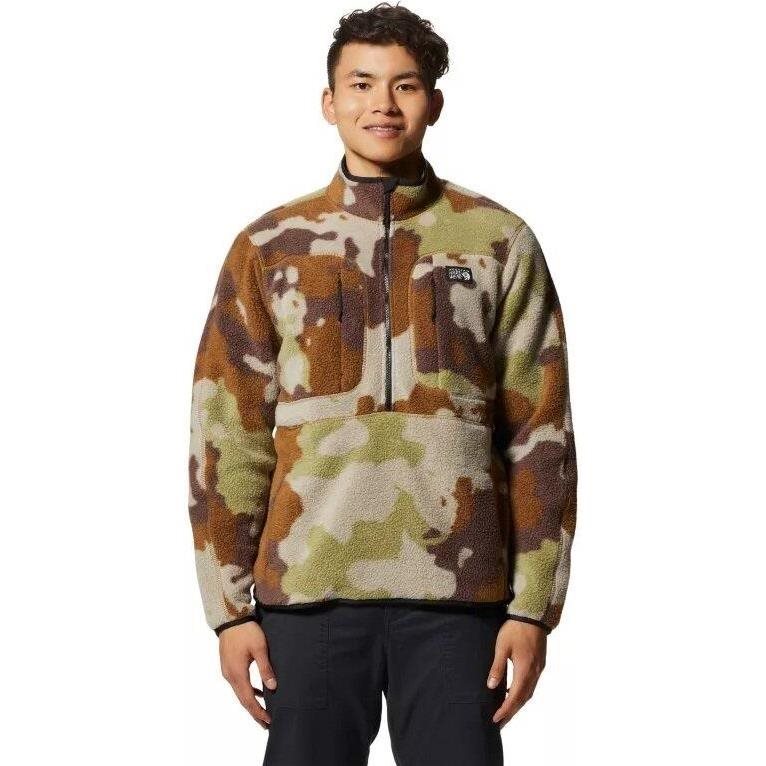 Mountain Hardwear HiCamp Fleece Pullover Corozo Nut Pines Camo