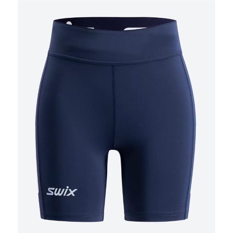 Swix Pace High Waist Half Tights Dark Navy