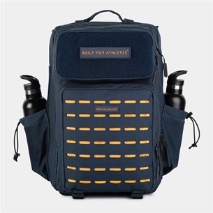 Built for Athletes Hero 2.0 45L reppu tummansininen ja oranssi