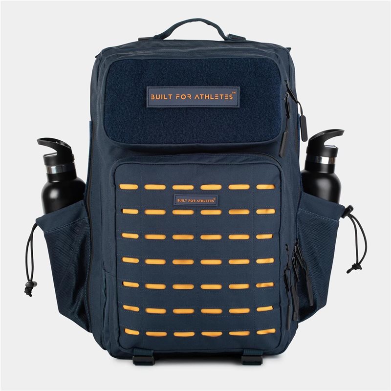 Built for Athletes Hero 2-0 45L Backpack Dark Blue Orange
