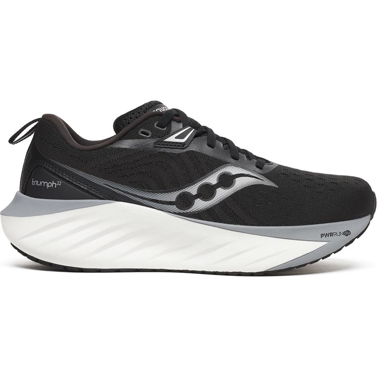 Saucony Triumph 22 Wide Mens Black/White