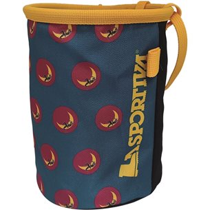 La Sportiva Climbing On The Moon Chalk Bag Turchese/Giallo