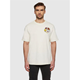 KnowledgeCotton Apparel Regular Fit Print T-Shirt Egret