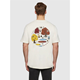 KnowledgeCotton Apparel Regular Fit Print T-Shirt Egret