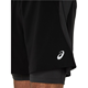 Asics Road 2N1 7In Short Performance Black/Graphite Grey