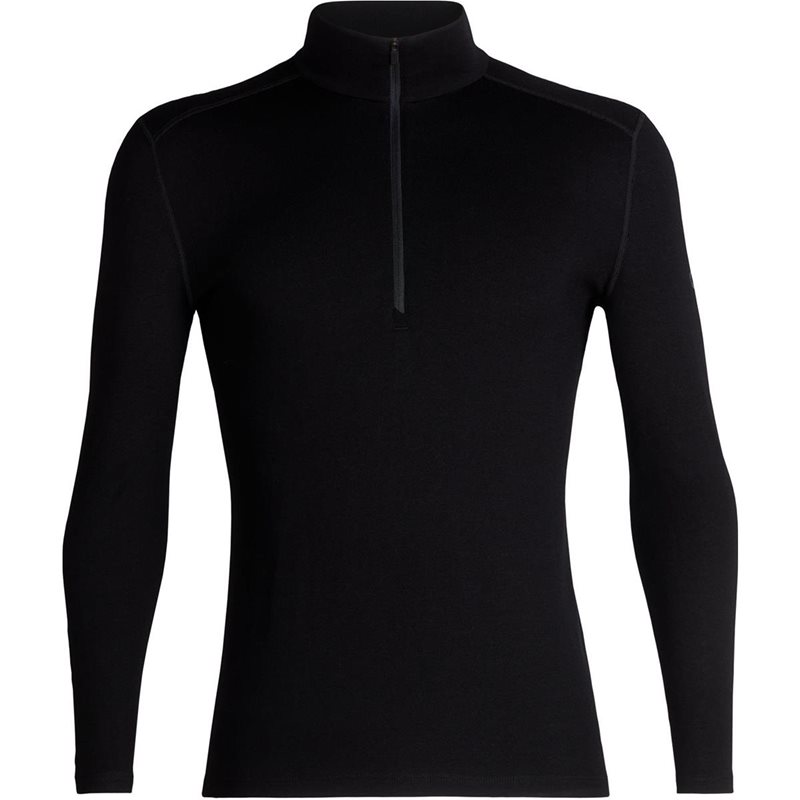 Icebreaker M 260 Tech LS Half Zip Black