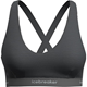 Icebreaker W Mer 125 Cool-LiteSprite Racerback Bra Gritstone Hthr