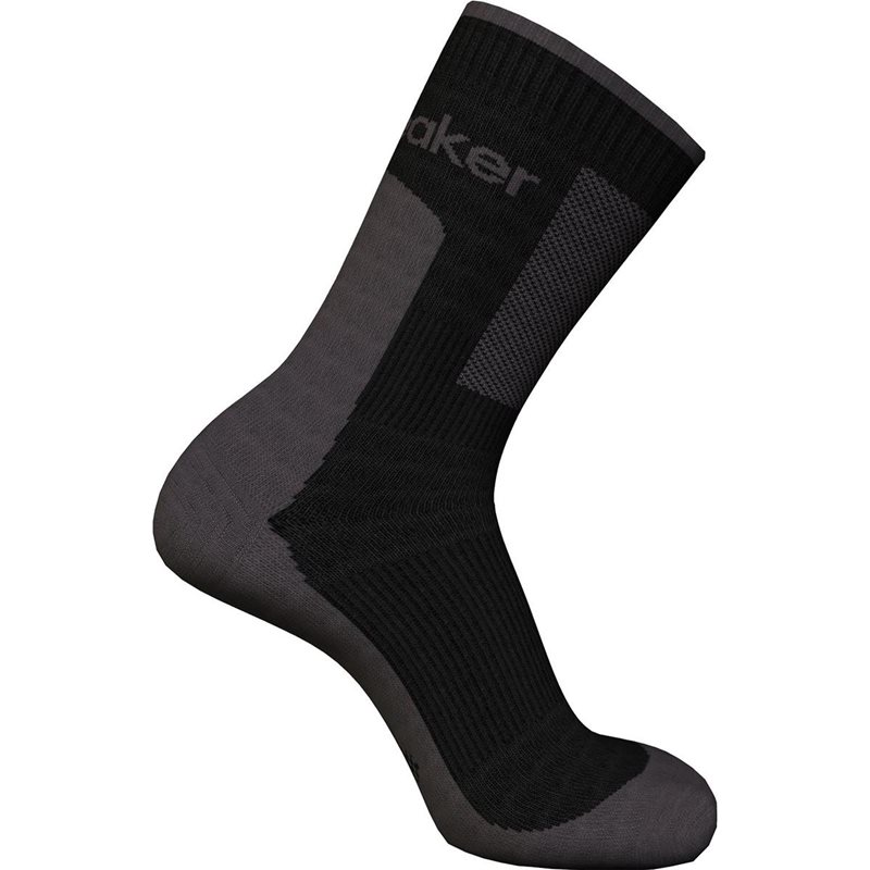 Icebreaker M Mer Hike+ Medium Crew Black/Obsidian