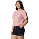 Columbia W Granite Point Knit SS Eraser Pink